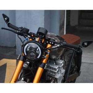 Lusterko motocyklowe z mocowaniem do kierownicy Brazoline Flat Racer image-6