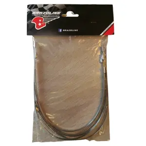 Kit de 10 colliers de serrage moto inox pour bande thermique échappement Brazoline 300 mm image-1