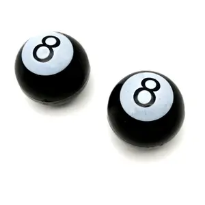 Par de tampas de válvulas para motociclos Brazoline Café Racer Snooker image-0