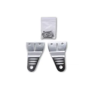 Pair of headlight clamps with 4 screws Brazoline image-0