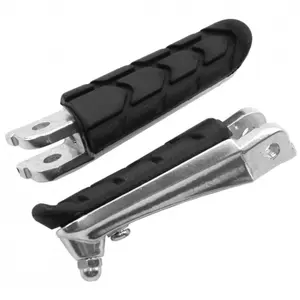 Par de estriberas delanteras de moto Brazoline Honda image-0