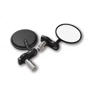 Pair of motorcycle mirrors handlebar ends Brazoline Café Racer image-0