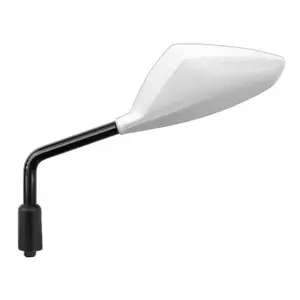 Left triangle motorcycle mirror Brazoline image-0