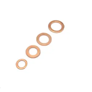 Set of 4 drain washer seals Brazoline M8/10/12/14 image-0