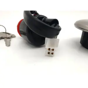 Interruptor da chave da moto + tampa do depósito de combustível Brazoline Suzuki GN 125 image-3