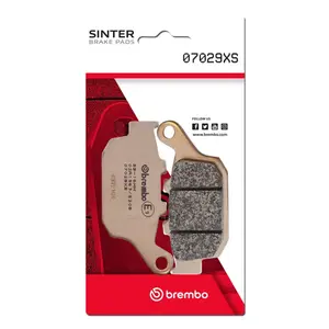 Sinter brake pad Brembo NX650/XRV650 /PEUGSV250 image-1