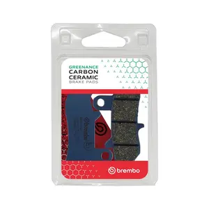 Rear brake pad Brembo Suzuki Dr600/Dr750 = Su18 image-1