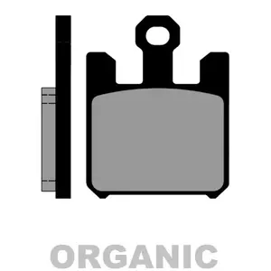 Organic motorcycle brake pads Brenta image-0