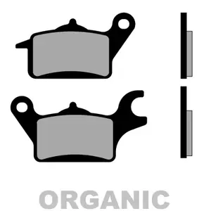 Pastilhas de travão orgânicas para motociclos Brenta image-0