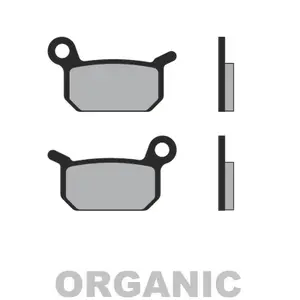 Pro organic motorcycle brake pad Brenta image-0