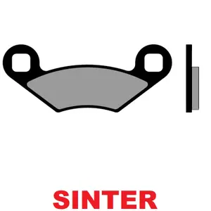 Sintered motorcycle brake pads Brenta image-0