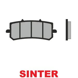 Motorcycle brake pads Brenta Pro Organic image-0