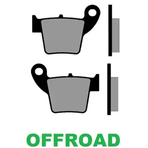 Off-road motorcycle brake pads Brenta image-0