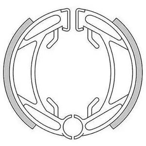Ganascia del freno della moto Brenta image-0