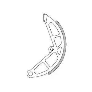 Mâchoire de frein moto Brenta image-0