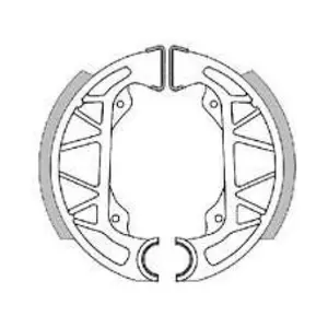 Motorcycle brake shoe Brenta