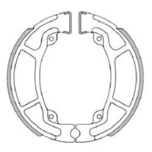 Mâchoire de frein moto Brenta image-0