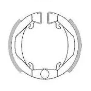 Mâchoire de frein moto Brenta image-0