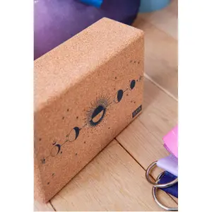 Ladrillo de yoga de corcho Baya luna image-4