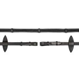 Ultra-soft leather reins for horses Bridlery Warmblut Plus image-0