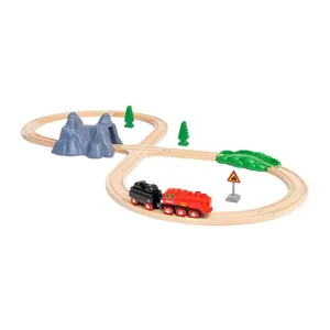 Konstruktionsspiele - Schaltung Dampflokomotive mit Batterien Brio