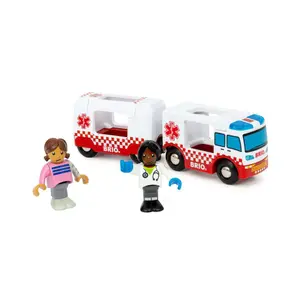 Building sets - sound and light ambulance truck Brio image-0