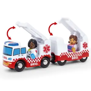 Building sets - sound and light ambulance truck Brio image-1