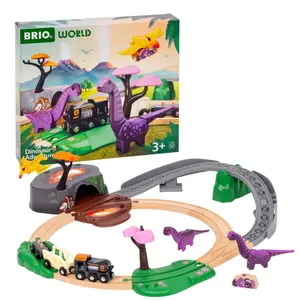 Jogos de construção - trilho de aventura dos dinossauros Brio image-1