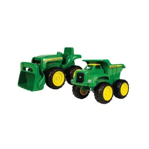 Car games - dump truck and tractor Britains Farm Toys John Deere image-0