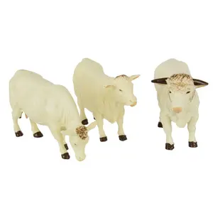 Charolais cow figurine Britains Farm Toys image-0