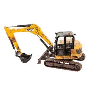 Car games - midi excavator: muddy Britains Farm Toys JCB image-0