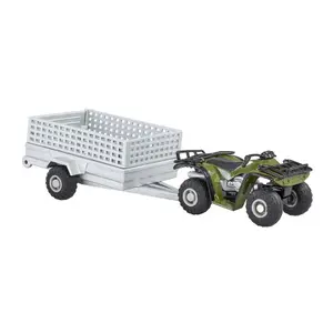 Car games - buggy 4wd with trailer Britains Farm Toys image-0