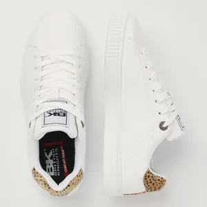 Union Jack logo trainers for kids British Knights Mist image-2