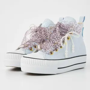 Högklackade sneakers för damer British Knights Kaya Mid image-1