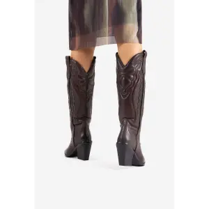 Höga stövlar för kvinnor Bronx Western New Kole image-5