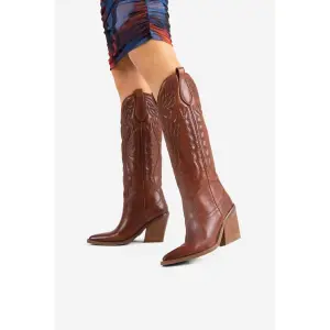 Botas altas para mulheres Bronx Western New Kole image-1