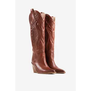 Botas altas para mulheres Bronx Western New Kole image-2