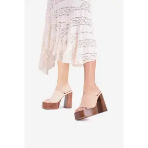 Wedge mules for women Bronx No-sion image-3