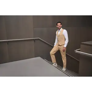 Gilet da costume a taglio slim Brook Taverner George image-1