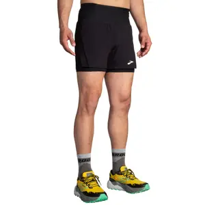 Women's 2-in-1 shorts Brooks High Point 2.0 5 " image-1