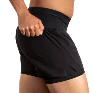 Women's 2-in-1 shorts Brooks High Point 2.0 5 " image-3