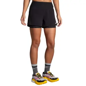 Short 2 en 1 femme Brooks High Point 2.0 3 " image-0