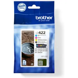 Confezione da 4 cartucce d'inchiostro Brother LC-422 VAL image-2