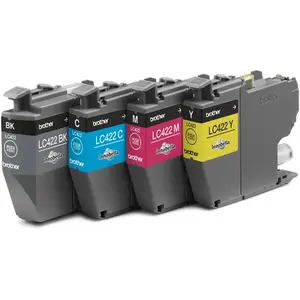 Confezione da 4 cartucce d'inchiostro Brother LC-422 VAL