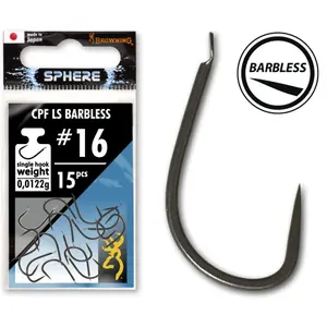 15 pieces of barbless hooks with spike Browning CPF LS image-0