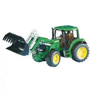 Car sets with front loader Bruder John Deere 6920 image-0