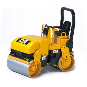 Car games with asphalt roller Bruder CAT image-0