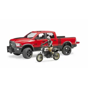 Hry s auty - RAM 2500 Power Wagon, Scrambler Ducati Desert Sled a Hry s auty Bruder