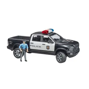 Jeux de voiture - RAM 2500 Camion de police avec policier Bruder