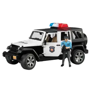 Auto-Spiele - jeep wrangler unlimited rubicon polizeifahrzeug und polizist Bruder